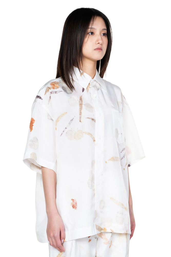 Natural Plant Dye Short Sleeve Shirt