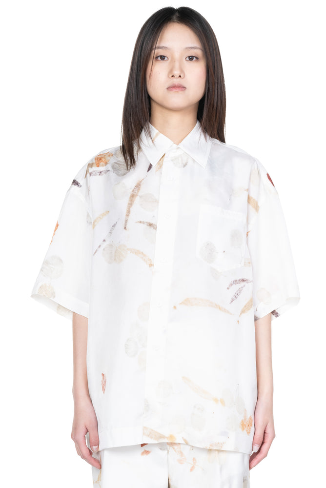 Natural Plant Dye Short Sleeve Shirt