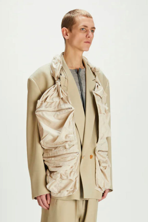 Nomad Doppiopetto Ballerina Beige Blazer