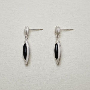 Obsidian Tusk Earrings