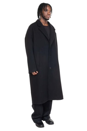 Overcoat Wool Cashmere Black