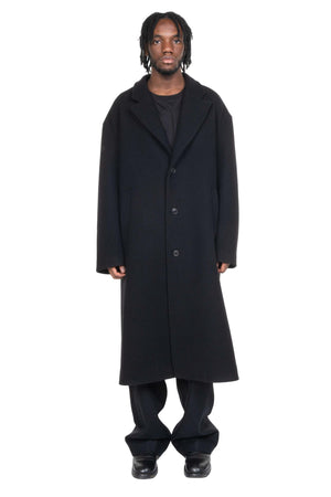 Overcoat Wool Cashmere Black