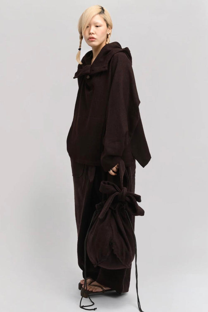 Peardrop Bag Black Brown