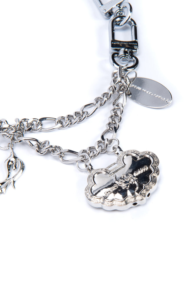 Phoenix & Chinese Locking Buckle Necklace