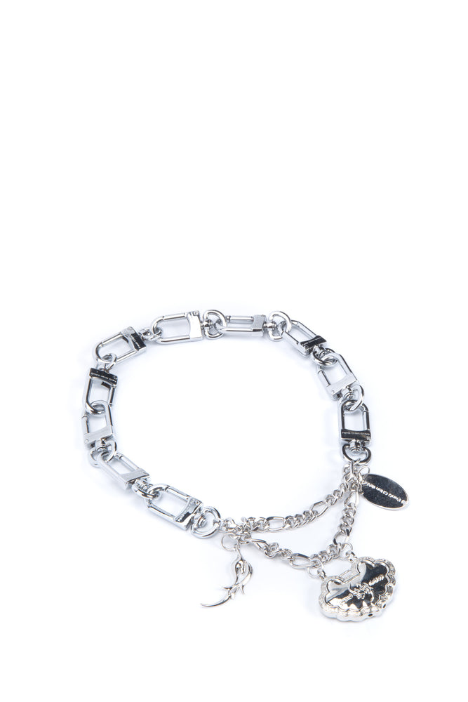 Phoenix & Chinese Locking Buckle Necklace