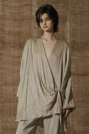 Silk Beige Shirt
