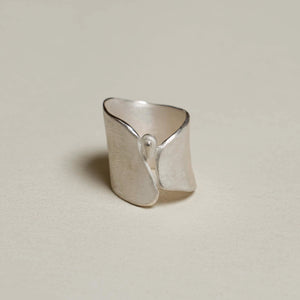 Silver Gem Collar Ring