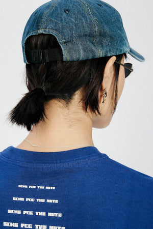 'Song for the Mute' Cap Washed Denim