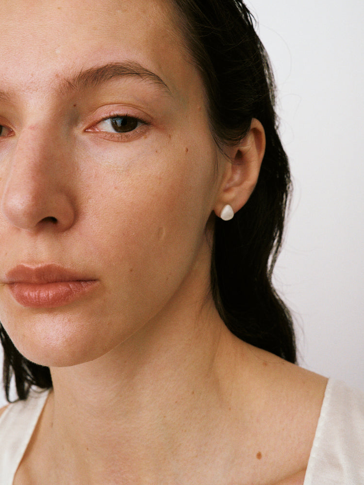 Sterling Silver Mini Shell Earrings