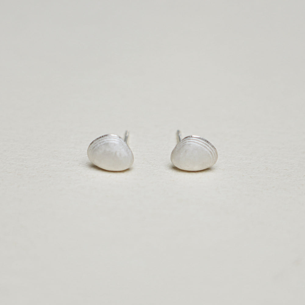 Sterling Silver Mini Shell Earrings