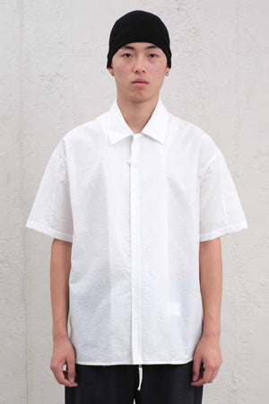 Structured Short Sleeve Shirt White