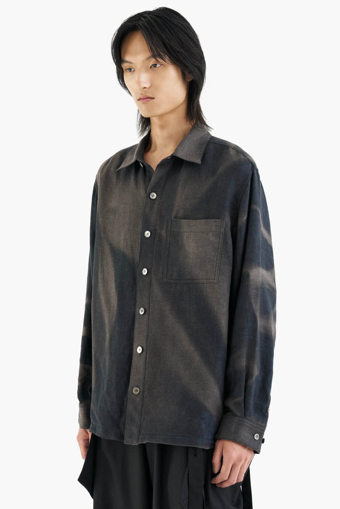 Sun-Bleached Front Pocket Shirt