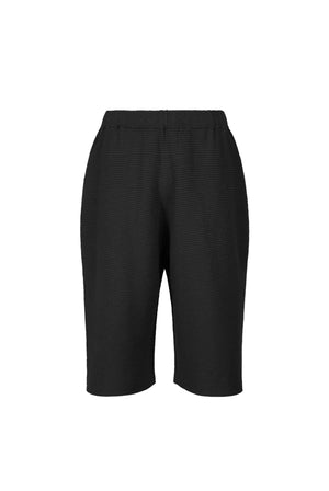 Tight Twist Cotton Knit Shorts Black