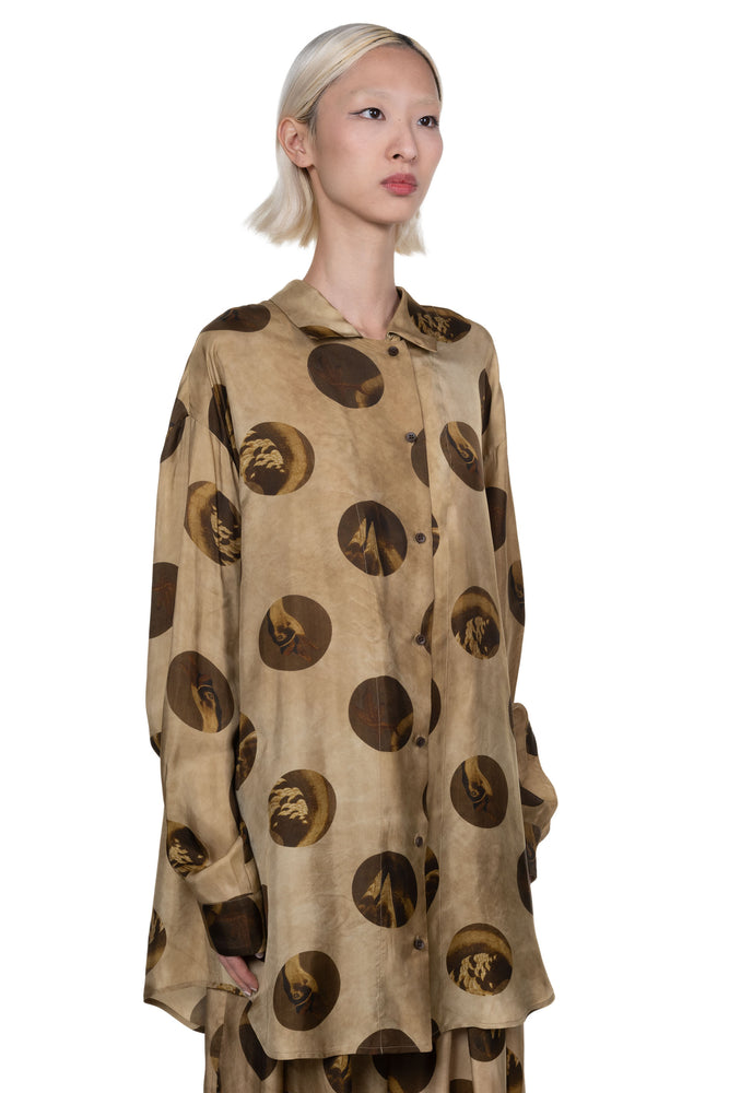 Tyesha Top Tan Brown