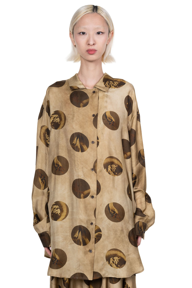 Tyesha Top Tan Brown