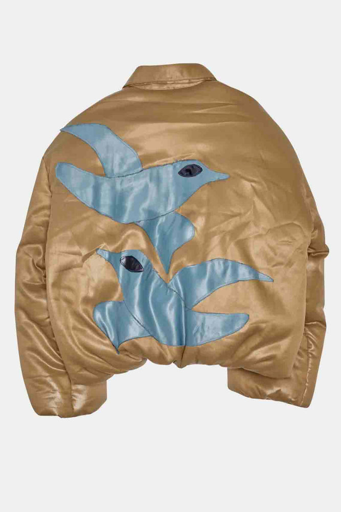 Unisex Puffer Jacket Camel