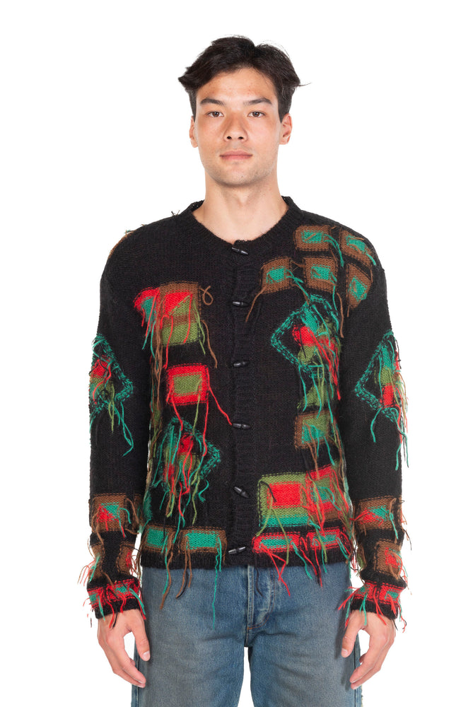 Village Intarsia Cardigan