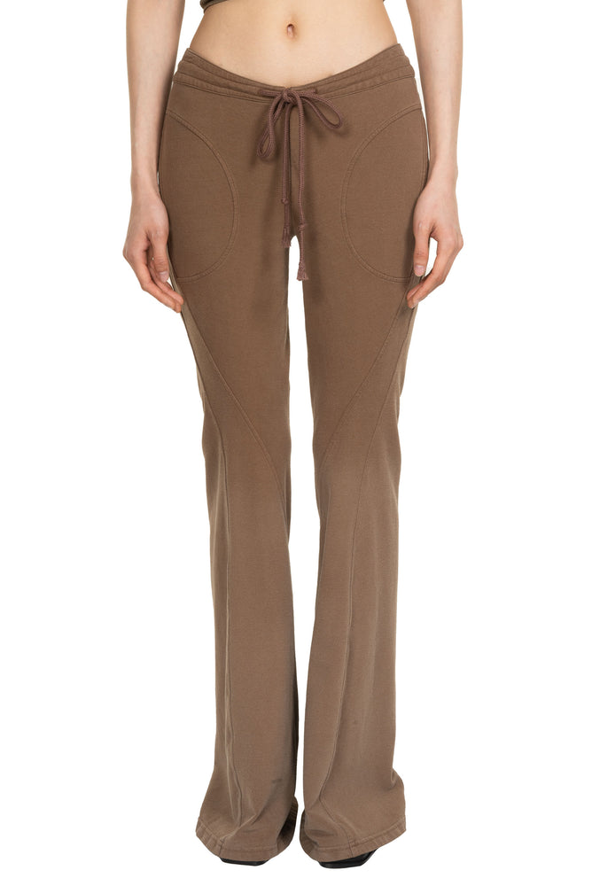 Washed Flared Jersey Pants