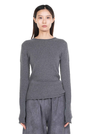 Winter Knitwear Jumper Grey Melange