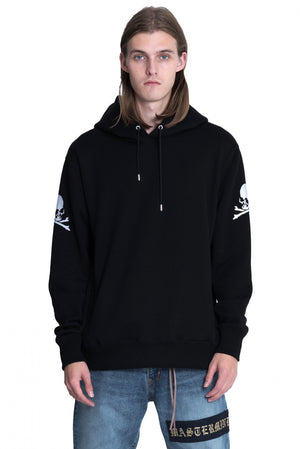 Mastermind World Black Skull Embroidered Hoodie