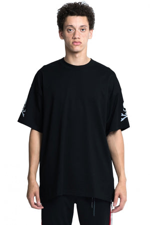 Mastermind World Black embroidered logo t-shirt