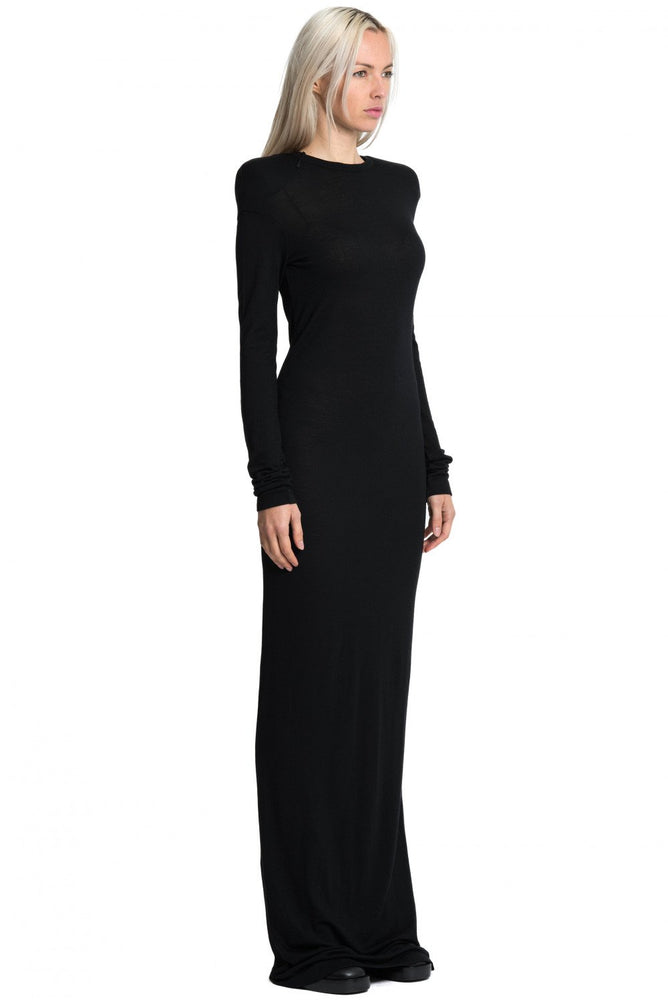 Ann Demeulemeester AW18 Black Dress