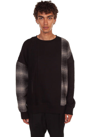 Andersson Bell Fabric Contrast Black Sweatshirt