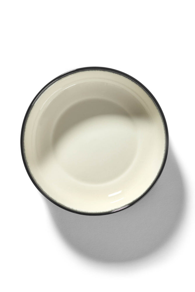 Ann Serax High Plate DÉ Off-White Black Var A