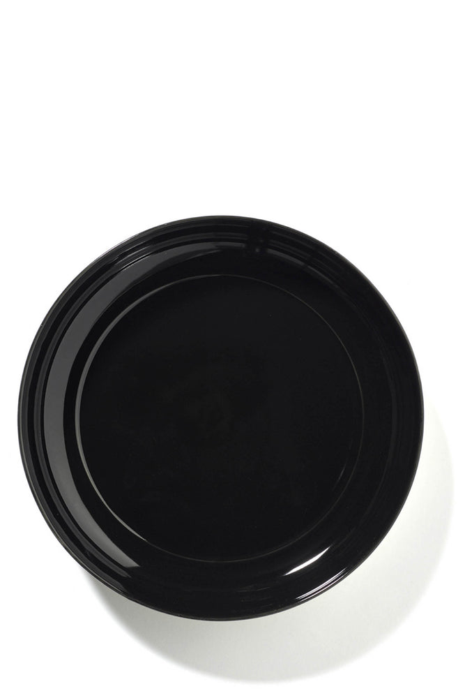 Ann Demeulemeester x Serax High Plate DÉ Off-White Black