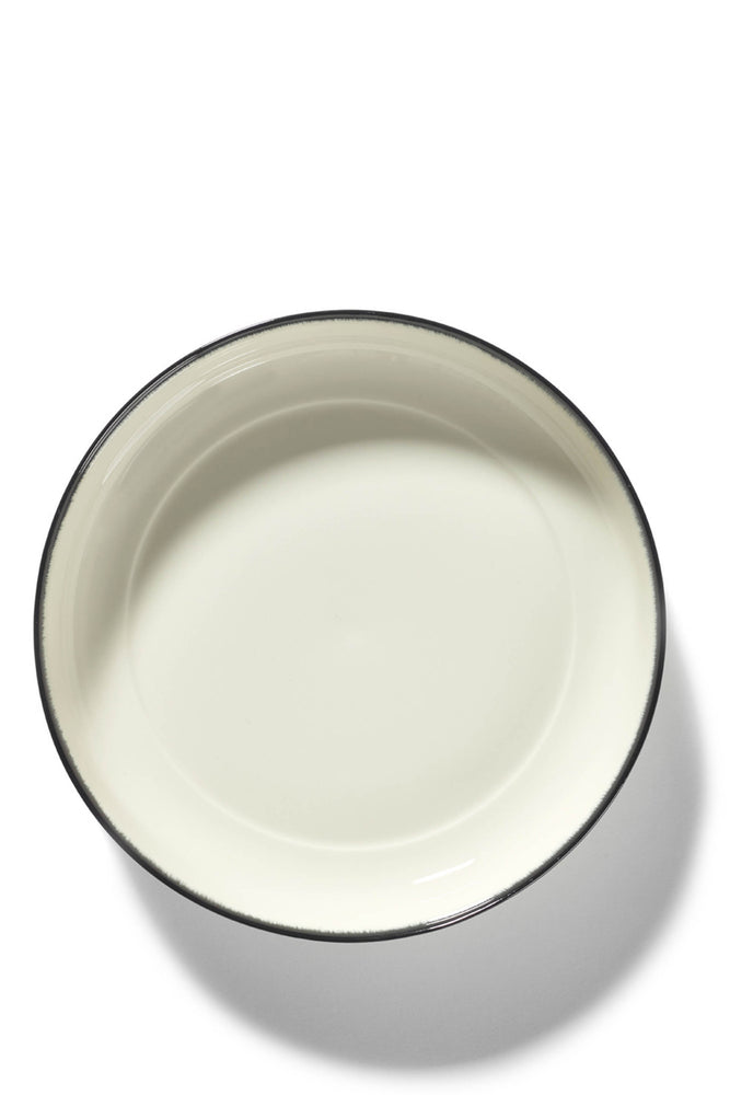 Ann Demeulemeester x Serax High Plate DÉ Off-White Black