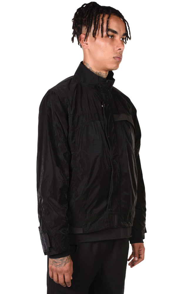 C2h4 Arc Panelled Construction Track Jacket