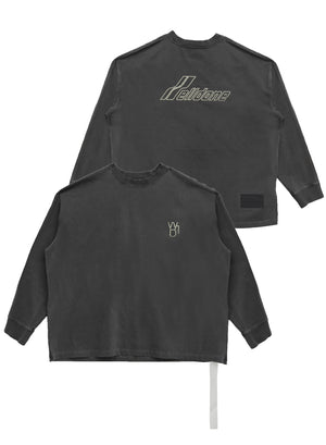 Charcoal Pearl Logo Long Sleeve T-Shirt