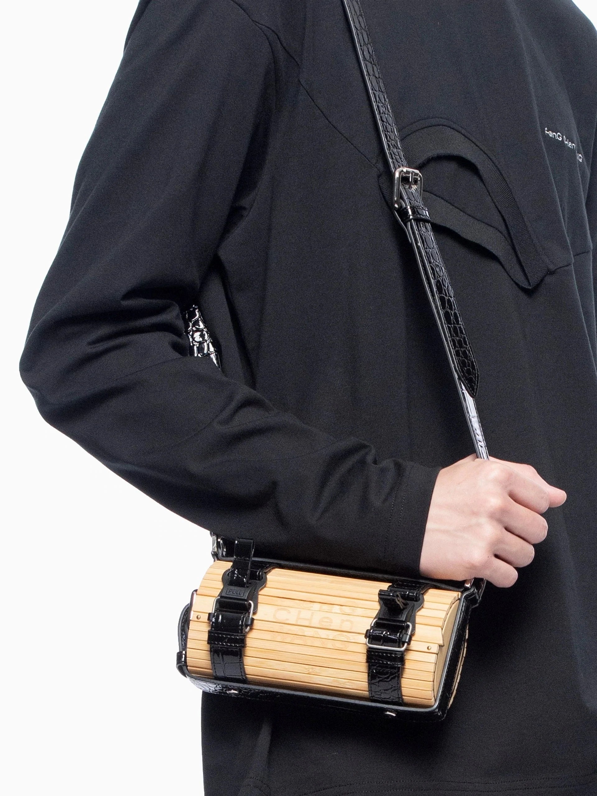 Feng Chen Wang Bamboo Bag Black | UJNG