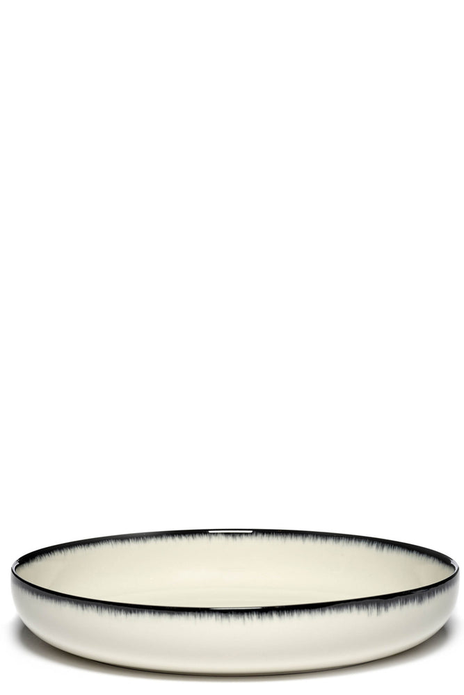 Ann Demeulemeester x Serax High Plate DÉ Off-White Black 24 Var A