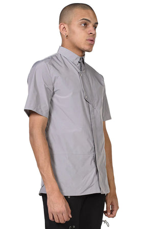 Heliot Emil Short Sleeve Shirt with Chest Flap