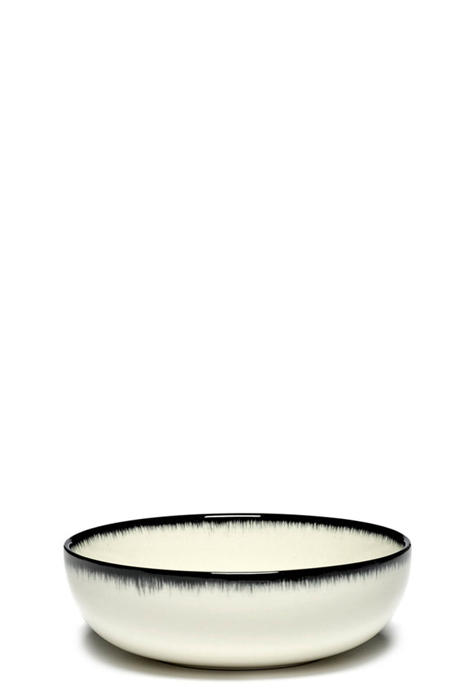 Ann serax High Plate DÉ 13cm Off-White Black Var A