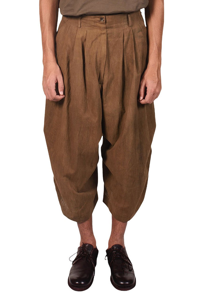 Kar-studio Cotton Trousers Persimmon Dyed