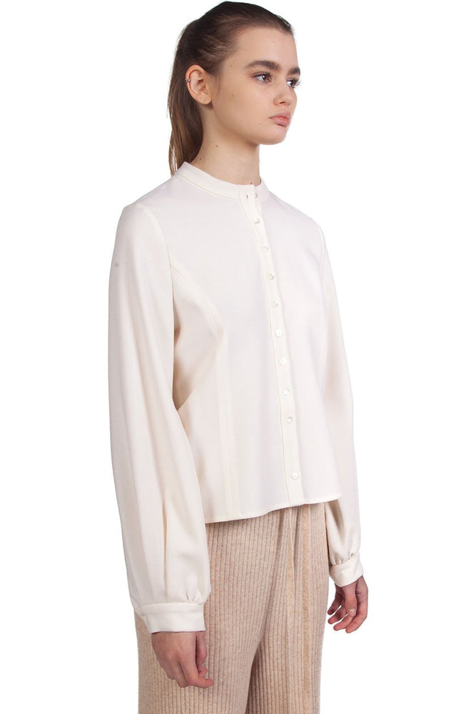 KinderSalmon Collarless Shirt