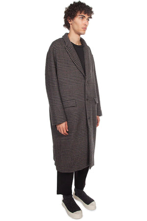 Lownn Light Grey Coat for Men