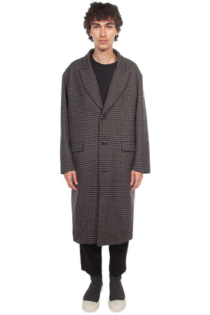 Lownn Light Grey Coat for Men