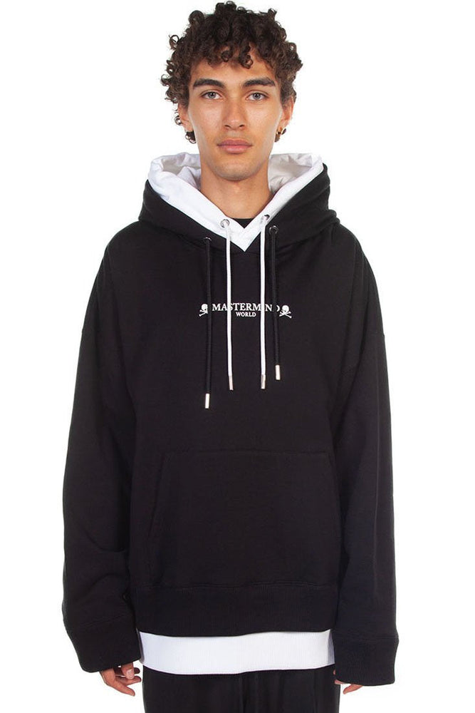Mastermind Skull Print Double Hoodie