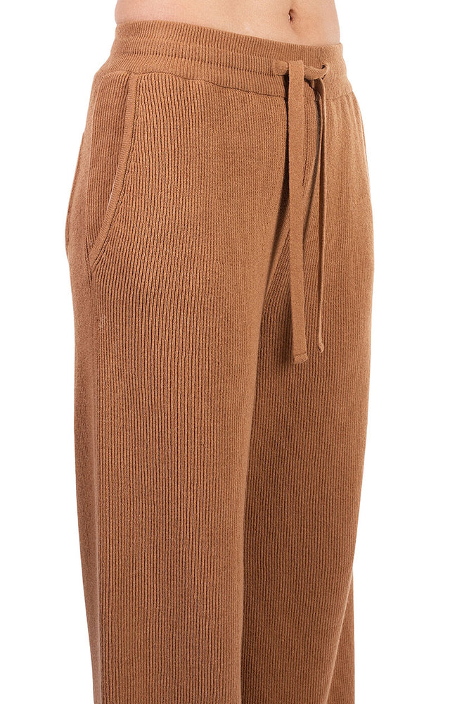 Nanushka Camel Cashmere Blend Knit Pants