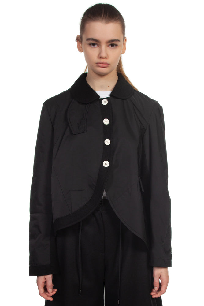 Recode Circular Hem Mixed Jumper