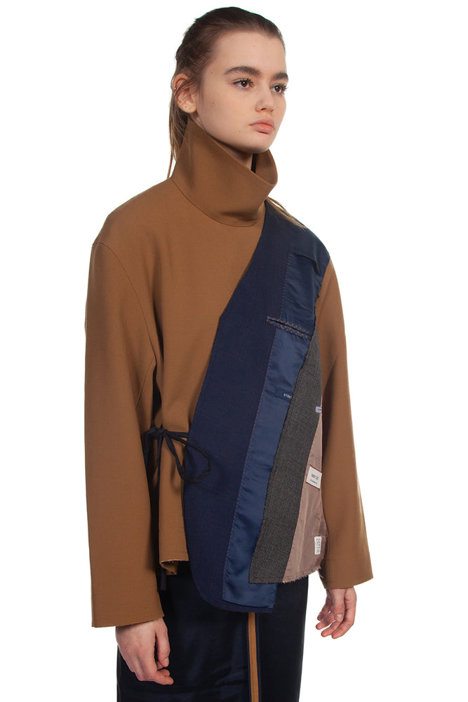 Recode Jacket Lined Oversized Turtle Neck