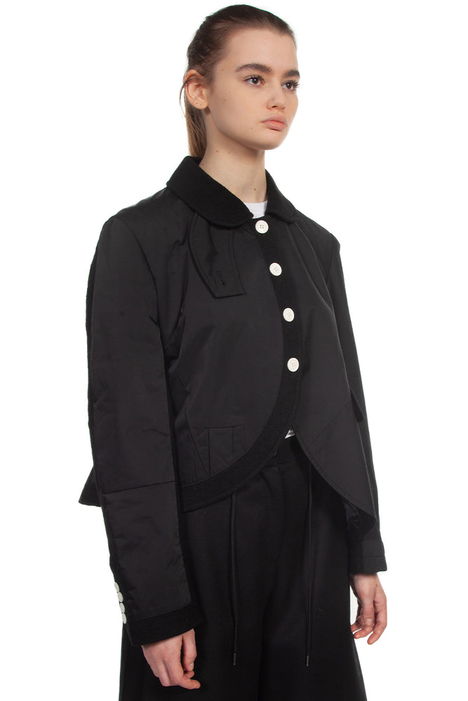 Recode Circular Hem Mixed Jumper