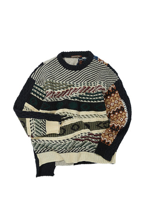 Sautron Jacquard Crewneck Sweater