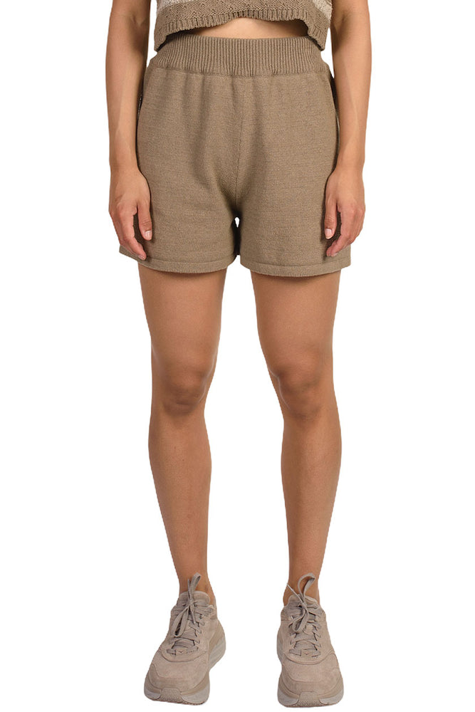 Monica Cordera Taupe Cotton Short