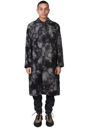 Tobias Birk Nielsen Acid Jacquard Long Coat for Men