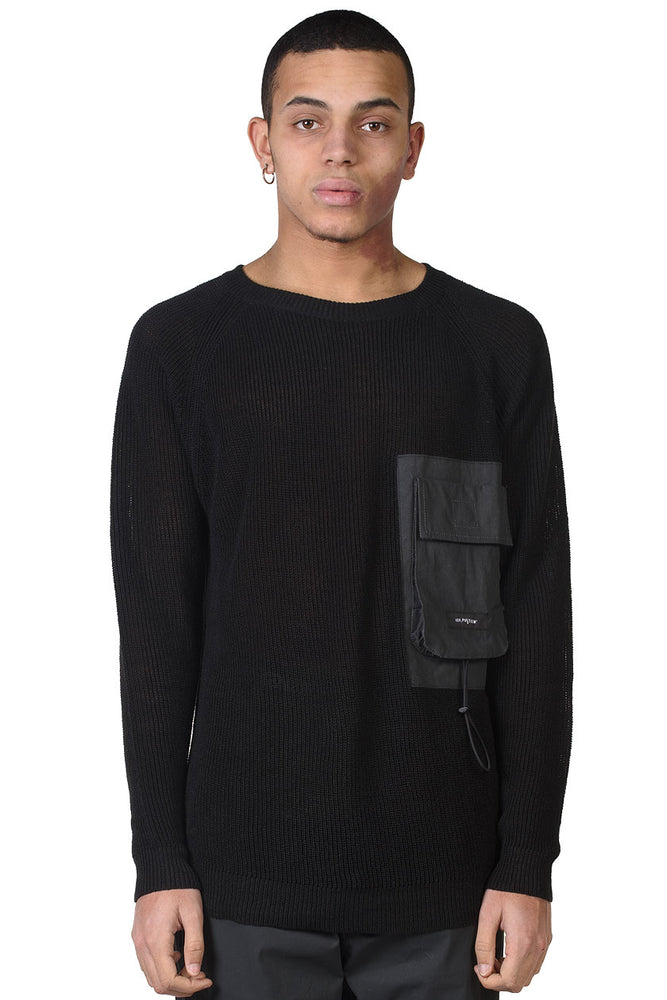 Tobias Birk Nielsen Rib Knit with Chest Pocket