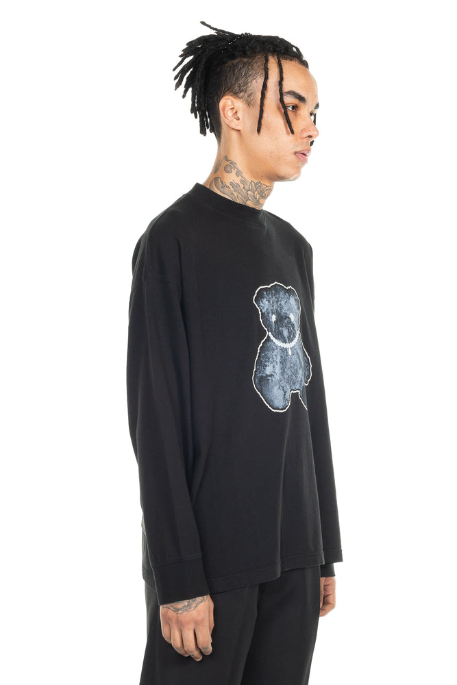 We11Done Black Glow in the Dark Teddy T-shirt